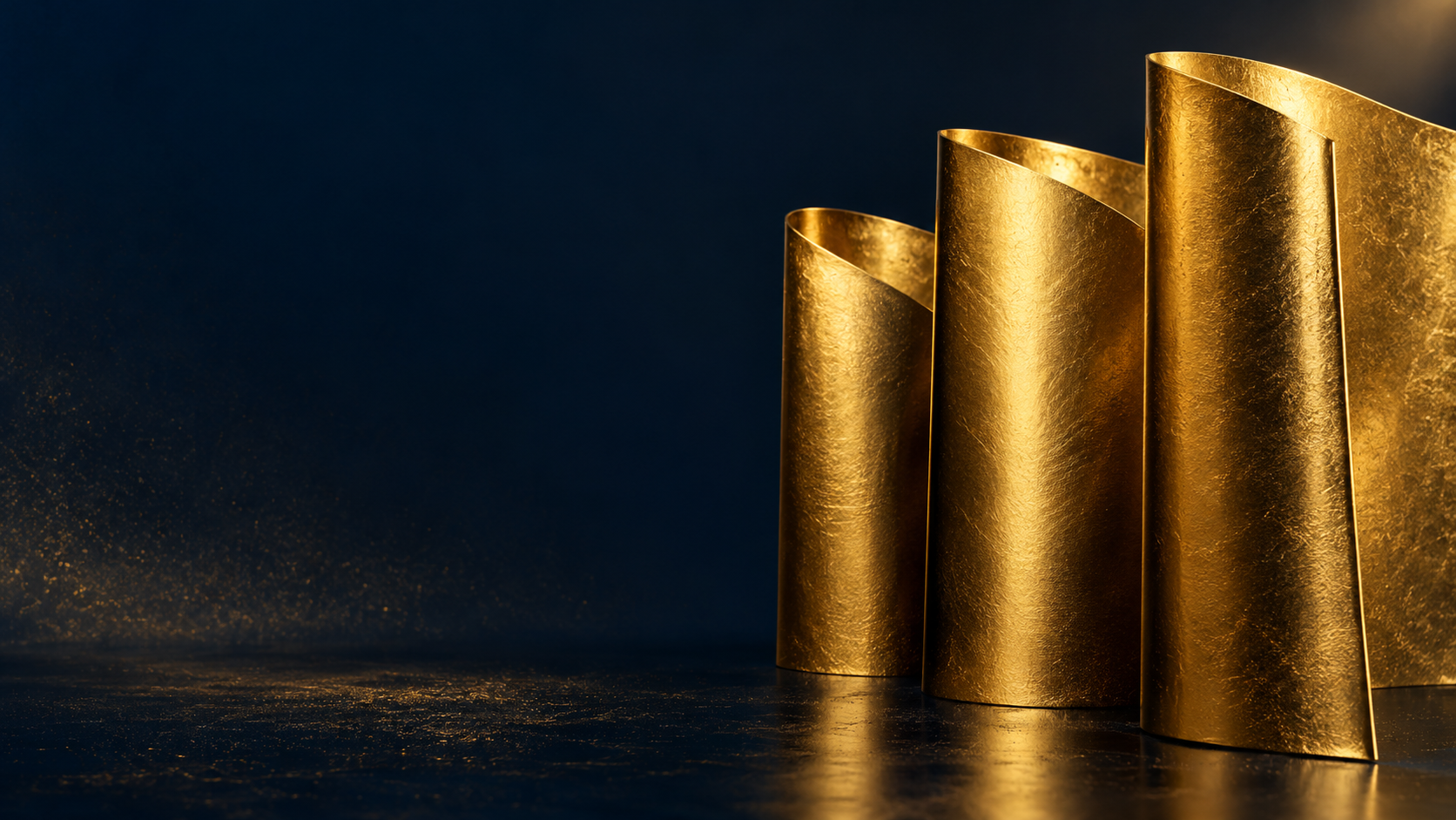 Original concept photograph of physical gold textures